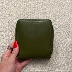 The Horse Olive Leather Wallet